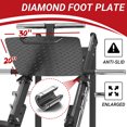 thumbnail image 4 of syedee Leg Press Machine with 4 Weight Storage Posts, 2000 lbs Capacity Adjustable Leg Machine with Linear Bearing, and 230LBS Weight Plate Combo, 4 of 7