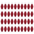 thumbnail image 1 of Uxcell 40Pcs Llaveros de Hotel en Blanco, Llaveros de Motel de Plástico Vintage en Forma de Rombo, Etiquetas de Llave de Hotel, Anillos de Llave, Rojo Oscuro, 1 of 6