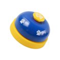 thumbnail image 1 of Methold Juguetes interactivos, accesorios para cachorros multiusos multicolores, campana de cena, anillo de huella de tamaño compacto, sin rebabas, Suministros para perros Azul amarillo Methold PT004192-07, 1 of 6
