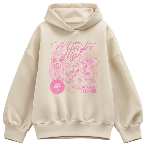 Monster High - Alumni Magazine - Women's Oversized Fleece Hoodie Sweatshirt