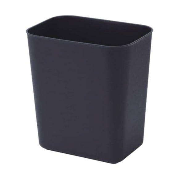 keepw 1/2/3 Bathroom Fire Protection Garbage Bin 8L Capacity Neat Look Classic Match Decor Garbage Bin Hotel Black 8L 1 Pc