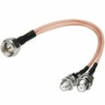 thumbnail image 2 of 70ft White Coax RG-6 Cable W/Ground Messenger 3Ghz 75 Ohm 18AWG UL... 2 of 10