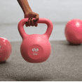 thumbnail image 4 of Infinité Pesa Rusa Plástica 4kg Rosa Kettlebell IF-PRP4K-P, 4 of 4