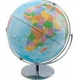 thumbnail image 3 of Advantus-1PK 12-Inch Globe With Blue Oceans, Silver-Toned Metal Desktop Base, Full-Meridian, 3 of 3