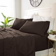 thumbnail image 1 of Luxury Ultra Soft 4 Piece Sheet Set by Sharon Osbourne Home, 1 of 2