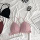 thumbnail image 5 of Sujetador Inalámbrico Jumpingount Bralette Hilo de Algodón Sexy Ropa Interior con Hebilla Frontal Rosa, 5 of 7