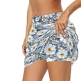 thumbnail image 5 of Uorisango Cute Daisy Women's Active Performance Skort Washable Golf Athletic Activewear Skorts Comfortable Polyester Spandex Fabric Versatile Outing Wear for Women Size XS, 5 of 7