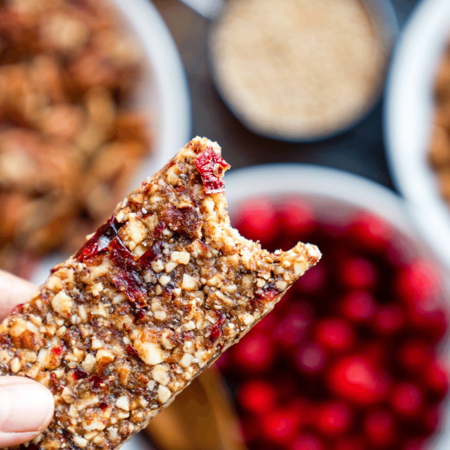 Taos Bakes - Caramel Pecan + Cranberries - 5g Fiber, Gluten Free - Healthy Snacks - 12 pk, 1.8oz ea