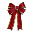 thumbnail image 1 of Nylon Red Bow with Gold Trim, 1 of 1
