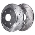 thumbnail image 6 of Detroit Axle - Front Brake Kit for 2010-2011 Ford F-150, 2010-2021 Expedition Lincoln Navigator Drilled Slotted Brake Rotors Brake Calipers w/Brackets Ceramic Brakes Pads Replacement, 6 of 8