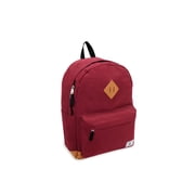 Everest Vintage Laptop 17 Backpack with USB Port, Burgundy