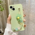 thumbnail image 1 of Funda de teléfono con pulsera de flores 3D para Samsung Galaxy S22 S21 Ultra S20 FE S10 Plus A23 A73 A53 A33 A72 A52 A22 A12 A03 Core Cover Fivean unisex, 1 of 2