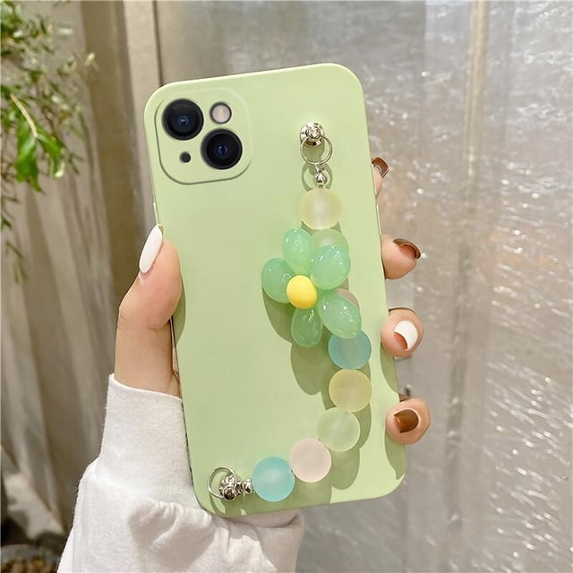 Funda de teléfono con pulsera de flores 3D para Samsung Galaxy S22 S21 Ultra S20 FE S10 Plus A23 A73 A53 A33 A72 A52 A22 A12 A03 Core Cover Fivean unisex