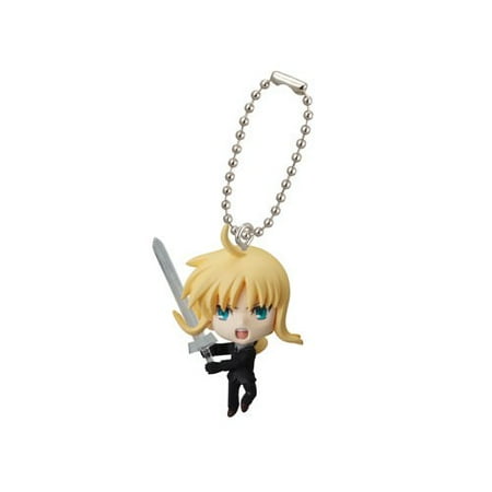 Fate Hollow Ataraxia Saber - Fate Zero Saber Swing Keychain Figure Ver 2