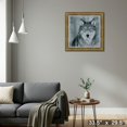 thumbnail image 4 of Wolf framed Black & White Portrait, 4 of 4