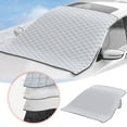 thumbnail image 1 of Oliegs Heated Blanket 1PC Winter Car Front Window Insulation Pad Keeps Warm Easy To Use Chocolate, 1 of 5