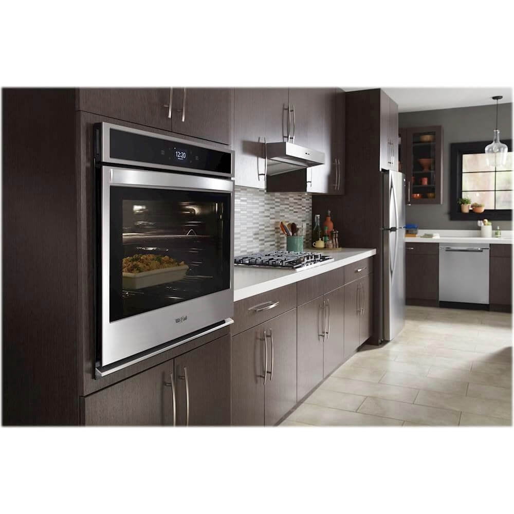Whirlpool 30” 5.0 cu ft Electric Single Wall Oven in Stainless Steel