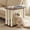 Black Walnut - Left, variant on Cat Scratcher Side Table for Couch, Sofa Protector End Table
