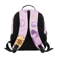 thumbnail image 2 of HUIACONG Purple Mermaid Capybara 13.5 Inch Backpack for Kids Girls, Water Resistant School Bag with Breathable Adjustable Padded Straps, Large Capacity Multi Pocket Bookbag for School Travel, 2 of 7