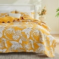 thumbnail image 1 of Gogreen Luxury Printed Quilt Set Twin Size, Lightweight Comforter Set, Oversized Bedspread Coverlet Quilted Bedding Set, with 2 Matching Pillowcases, for All Season, 1 of 9