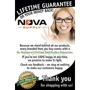 Nova Supply 1.1 x 1.1 Adhesive-Backed Zip Tie Mounts, 100 pack