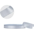 thumbnail image 2 of FLONOZZ Single Sided Polyester Ribbon, Ribbon For Crafts, Gifts, Wedding Party Decorations (White) 5/8"W X 100yd, 2 of 5