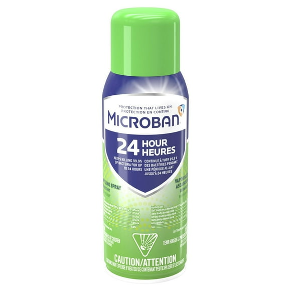 Microban 24 Hour Disinfectant Sanitizing Spray, Fresh Scent