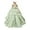 Sage Green, variant on Drtj Girl's Elegant Tulle Flower Girl Dress - Lace Applique First Communion & Pageant Gown, Princess Ball Gown for Weddings, Parties & Special Occasions