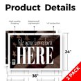 thumbnail image 2 of File Your Tax Return Here Yard Sign 2 Pack of 24 Inch x 36 Inch Single Sided Weatherproof Heavy-Duty Plastic with Stake | Tax Preparation Services, Professional Assistance | Made in USA, 2 of 7