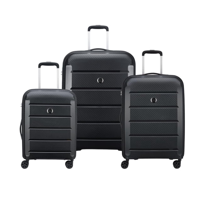 Set de Maletas de Viaje Delsey BINALONG 55, 66, 75 cm Negro