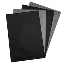 CCOCC 200 Sheets A4 Carbon Paper Tattoo Transfer Copy Paper Thermal Stencil Graphite Tracing Black and Blue