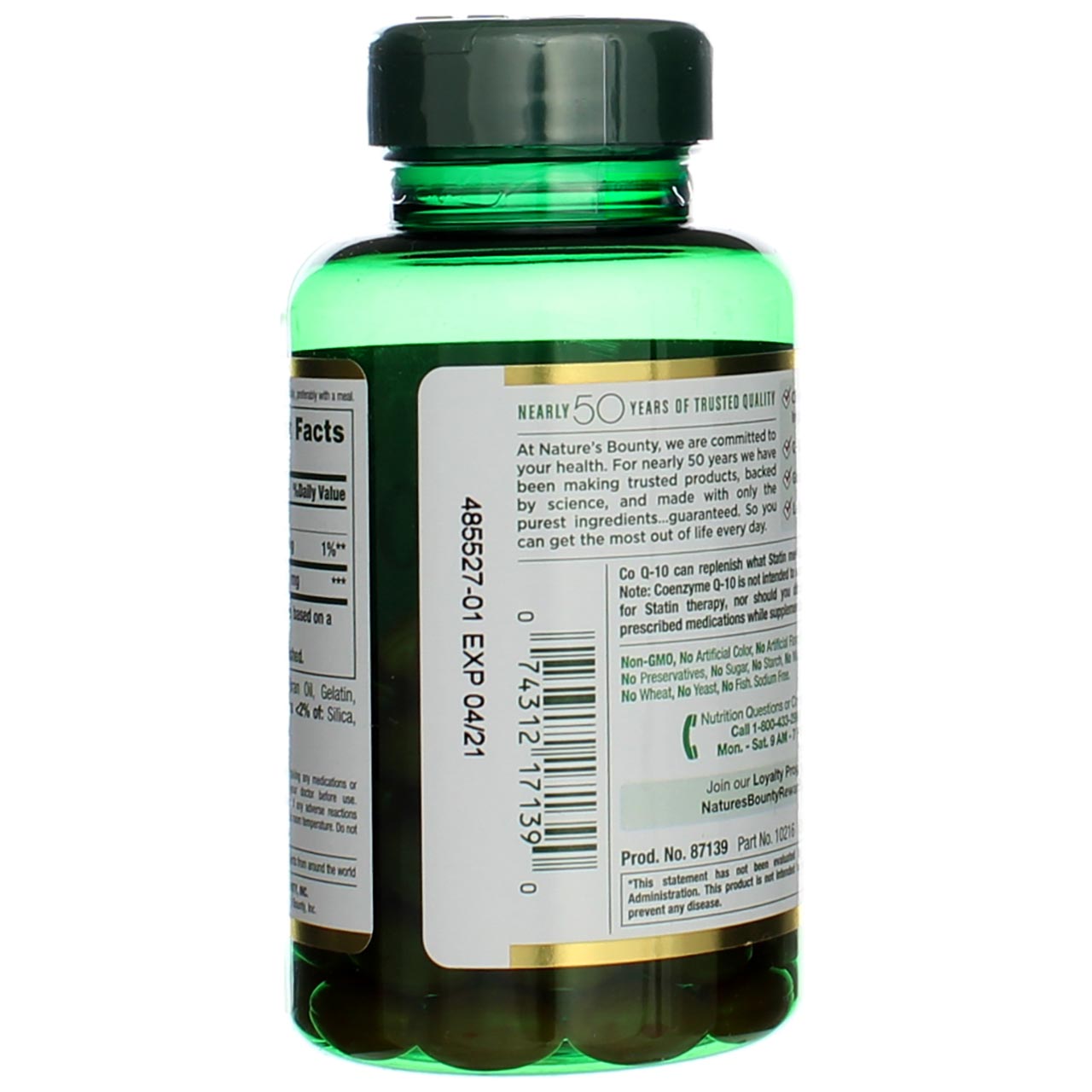 Nature's Bounty Heart Health Co Q10 Rapid Release Softgels, 200 mg, 80 Ct