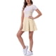 thumbnail image 2 of Faldas de mujer INSPIRE CHIC, falda de tirantes gótica con pliegues, elástica, de cintura alta, estilo A-line, Kawaii, color caqui claro, 2 of 6