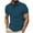 Blue, variant on ZRGHAOYLQ Henley Golf Shirts for Men Short Sleeve Plus Size Shirt Tops Big and Tall Solid Collared Tshirts Lightweight Button Up T Shirts