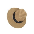 thumbnail image 1 of Qarigey Sombrero para el sol, sombrero de bombín, accesorio de ropa de protección solar, gorras de Camping, sombrero de paja para niños y Sombreros Café oscuro, 1 of 6