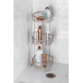 thumbnail image 2 of iDesign 3-Tier Free-Standing Steel Shower Caddy, Silver, Forma Collection, 2 of 7