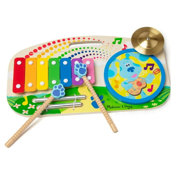 Melissa & Doug Blue's Clues & You! Wooden Music Maker Board (5 Instruments)