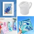 thumbnail image 2 of Silicone Pour Split Cup 500ML Fluid Art Cups Silicone Resin Mixing Cup Suitable for Precise Paint and Resin Art Project, 2 of 6