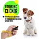 thumbnail image 3 of Clicker para adiestramiento de perros, Clicker para adiestramiento de mascotas, botón de dispositivo Clicker grande con correa (negro), artículos clásicos diarios para perros, 3 of 5