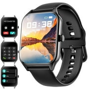 CARKIRA Military Smart Watch for Men1.95 inch Waterproof Smart Watch (Black)