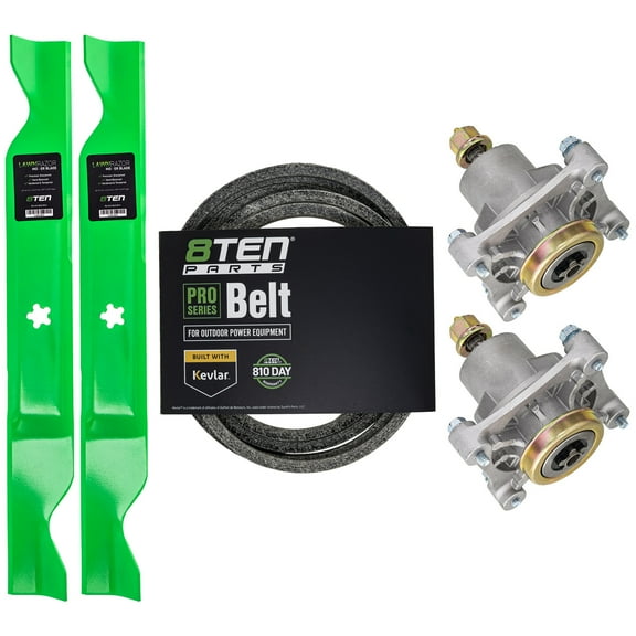 8TEN Deck Rebuild Kit for Husqvarna Poulan 46 inch RZ4623 Z246 RZ4619 RZ5422 RZ4219 RZ4621 Blade Spindle Belt MK1005241