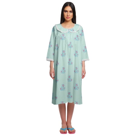 Moomaya Printed WoMen s Cotton Nursing Nightwear Nightdress For Ladies