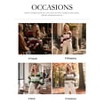thumbnail image 4 of SHEWIN Womens Sweaters Striped Color Block Chunky Cardigans Button Down Long Sleeve V Neck Loose Knit Fall Sweater Coats Fashion, 4 of 8