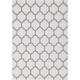 thumbnail image 1 of Unique Loom Tapis Géométrique Decatur Treillis 6' 4 x 9' Rectangle Ivoire/gris, 1 of 1