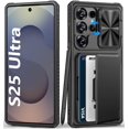 thumbnail image 1 of Funda de teléfono BXYJY para Samsung Galaxy S25 Ultra Wallet negra, 1 of 7