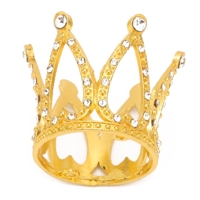 Nail Art Pen Holder Display Alloy Crown Shape Practical Manicure Tools