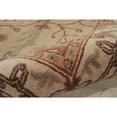 thumbnail image 3 of Nourison India House 30x48" Rectangle Traditional Wool Area Rug in Ivory/Brown, 3 of 5