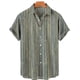 thumbnail image 3 of Camisas lisas de patchwork para hombre, ropa sencilla con estampado 3D, camisas hawaianas de playa, blusas Y2K de manga corta, ropa vintage, blusa con solapa, 3 of 5