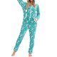 thumbnail image 5 of Txlixc Pijama de franela para mujeres, pijama de manga larga suave y cálido con cremallera Txlixc  moda, 5 of 9