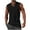 Black, variant on Jgppe Men's Sleeveless V-Neck T-Shirt Solid Color Soft Crewneck Stretchy Loose Muscle Shirt Workout